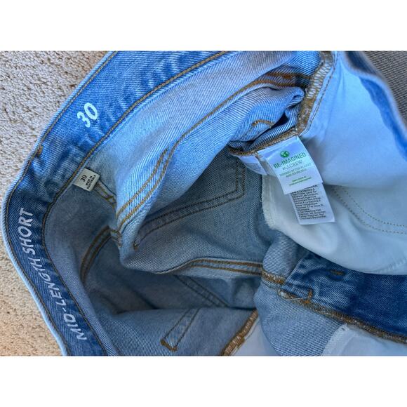 J.Crew Jean Mid-Length Short Light Blue Jean Shorts - Picture 4 of 4